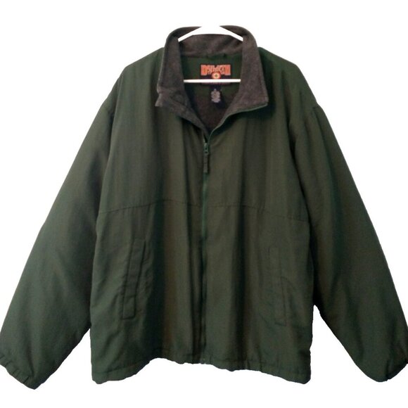 Duluth Other - Duluth Trading Co. Men's Jacket Full Zip Green Nylon Fleece Lined Warm Coat - XL